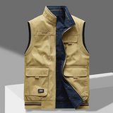 Men's Premium Cotton Five-Pocket Gilet