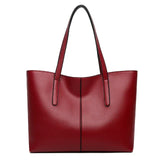 Large Structured Tote Shoulder Bag