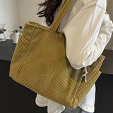 Ladies’ Ribbed Tote Bag