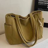 Ladies’ Ribbed Tote Bag
