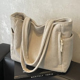 Ladies’ Ribbed Tote Bag
