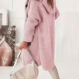 Women's Hooded Button Knit Cardigan