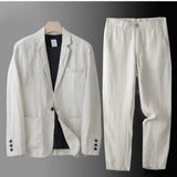 Men’s Linen Two-Piece Set