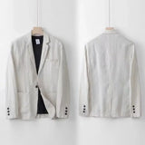 Men’s Linen Two-Piece Set