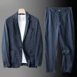 Men’s Linen Two-Piece Set