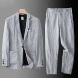Men’s Linen Two-Piece Set