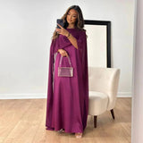 Women's Belted Kaftan Maxi Dress