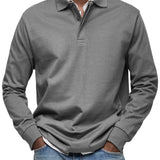 Men’s Long Sleeve Polo Shirt