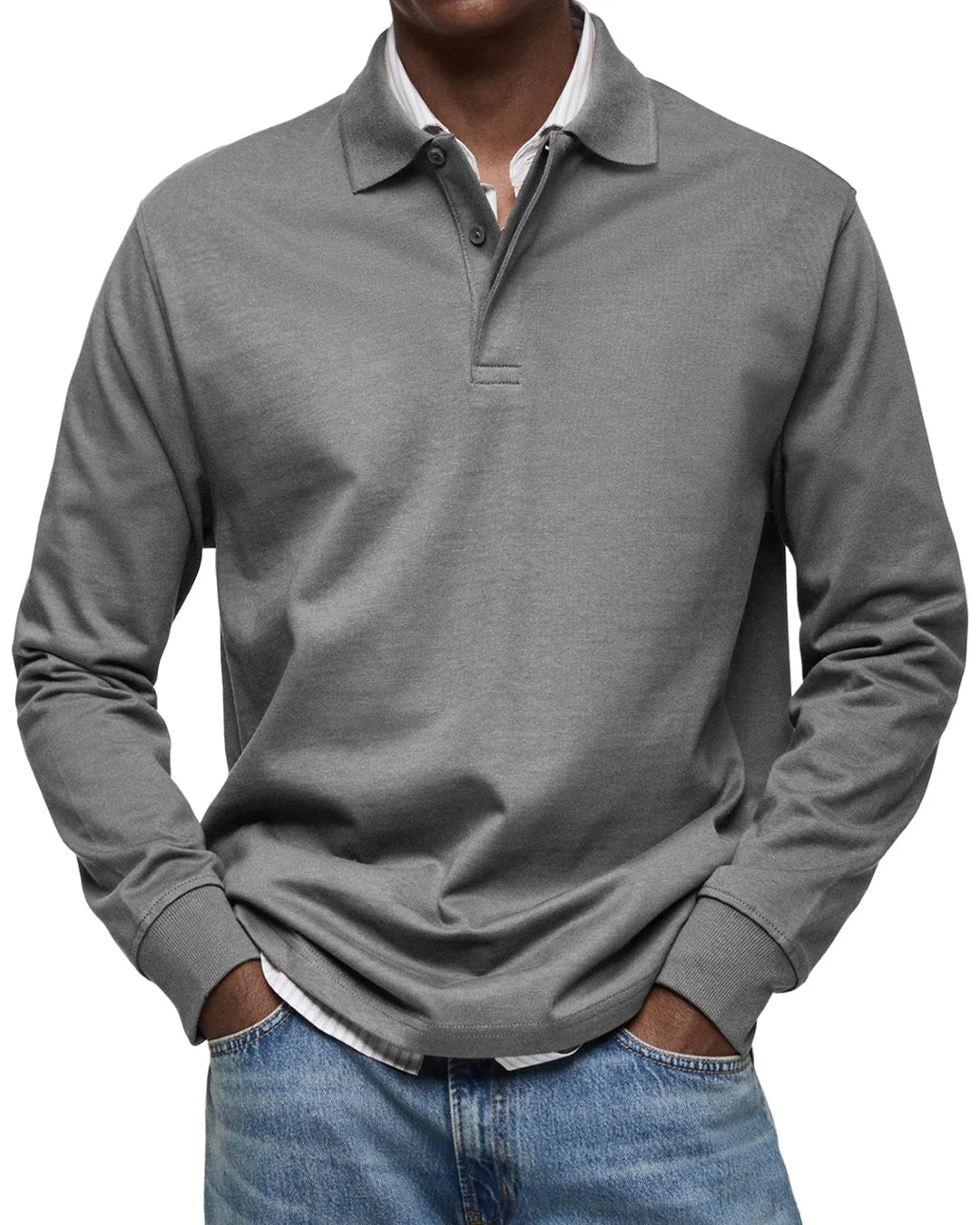 Men’s Long Sleeve Polo Shirt