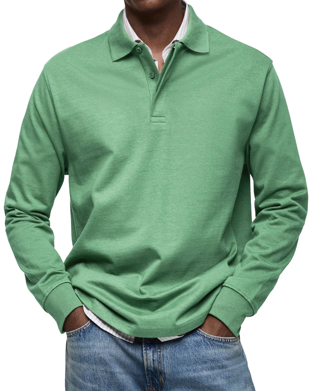 Men’s Long Sleeve Polo Shirt