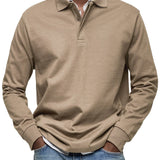 Men’s Long Sleeve Polo Shirt