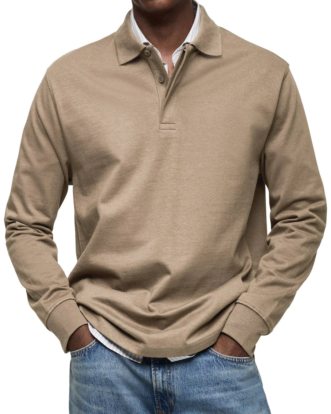 Men’s Long Sleeve Polo Shirt