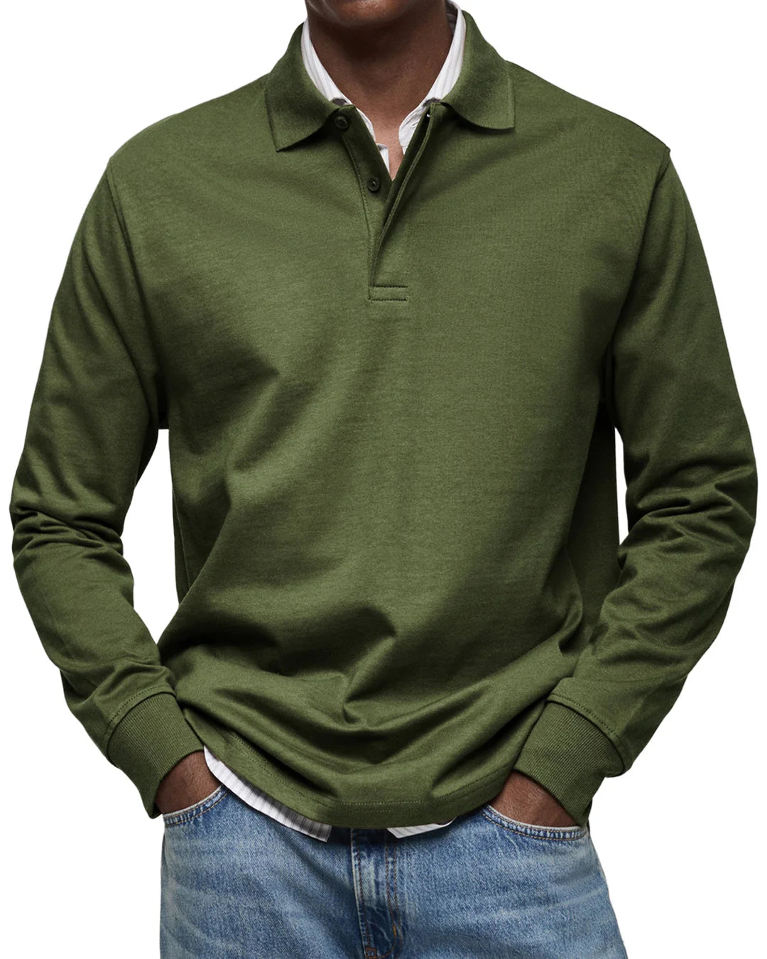 Men’s Long Sleeve Polo Shirt