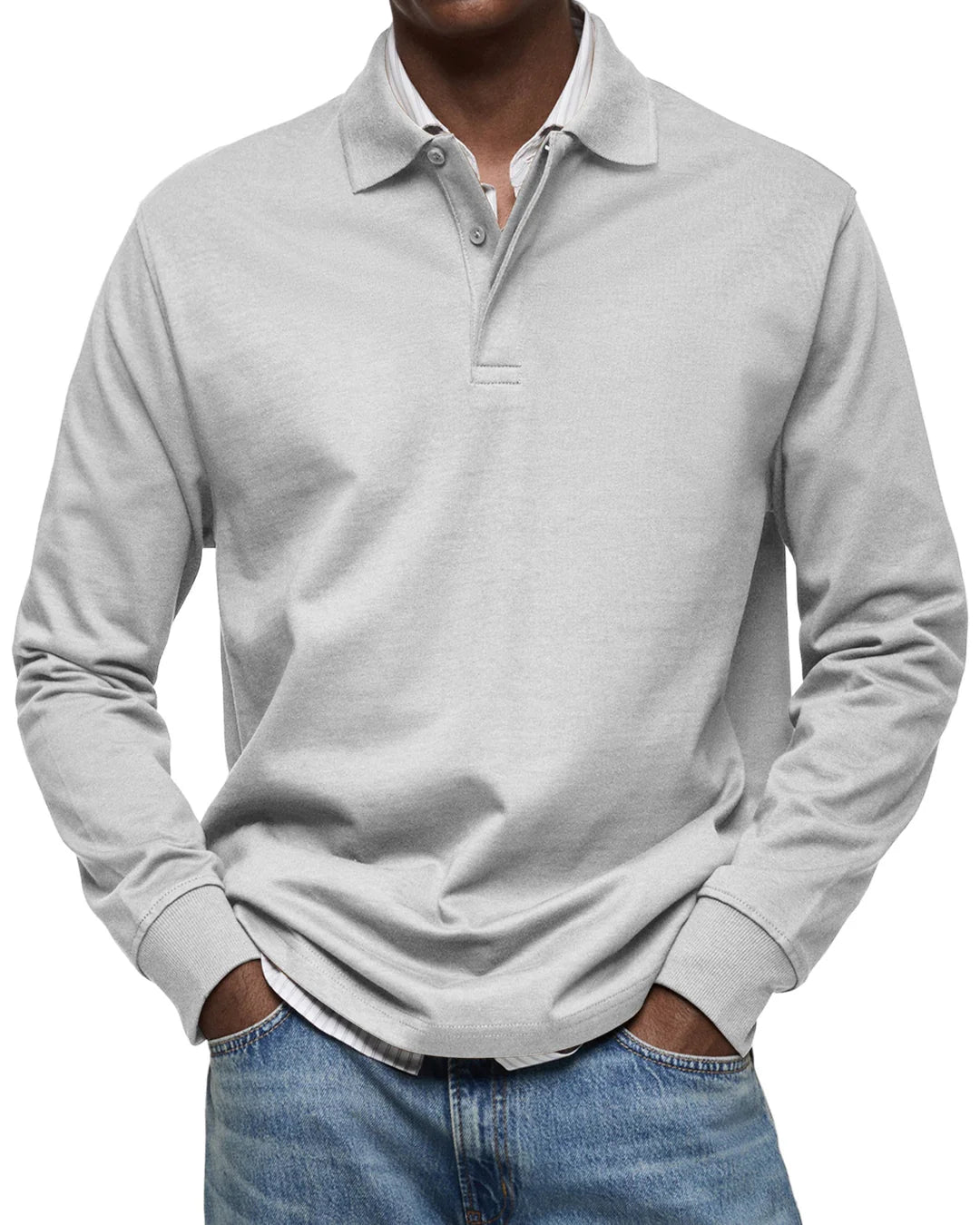 Men’s Long Sleeve Polo Shirt