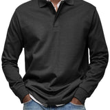Men’s Long Sleeve Polo Shirt