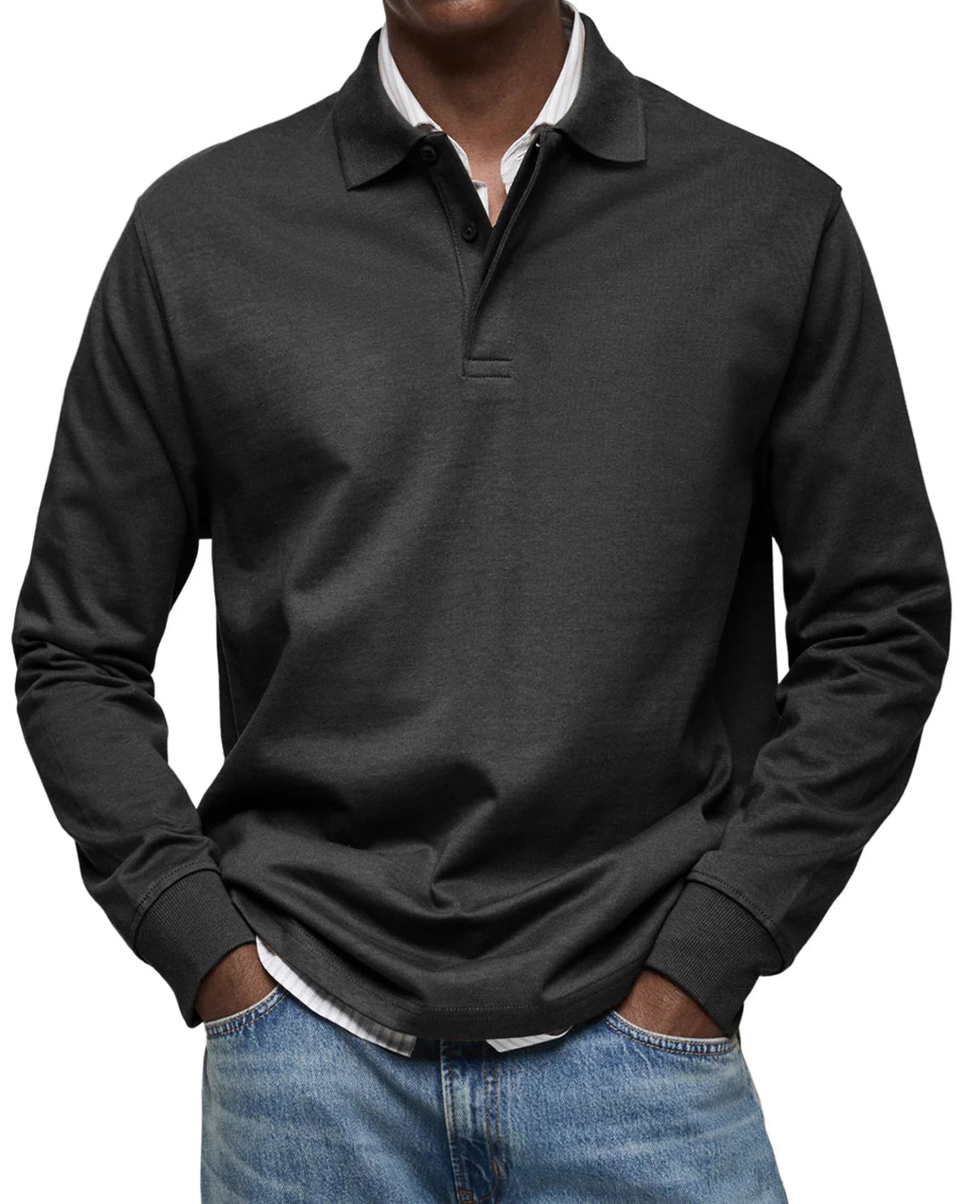 Men’s Long Sleeve Polo Shirt