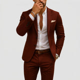 Men's Two-Piece Tailored Suit Set