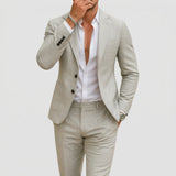 Men's Two-Piece Tailored Suit Set