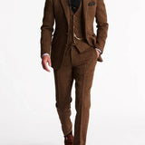Men's Three-Piece Tailored Suit Set