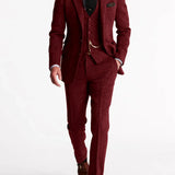 Men's Three-Piece Tailored Suit Set