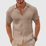 Men's Short Sleeve Button-Front Shirt