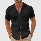 Men's Short Sleeve Button-Front Shirt