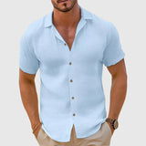 Men's Short Sleeve Button-Front Shirt