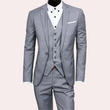 Men's Three-Piece Tuxedo Suit Set