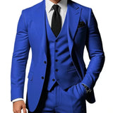 Men's Three-Piece Tailored Suit Set