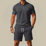 Men's Polo Shirt and Shorts Set
