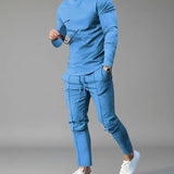 Men's Cargo Sweatshirt and Jogger Set