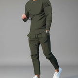 Men's Cargo Sweatshirt and Jogger Set