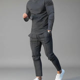 Men's Cargo Sweatshirt and Jogger Set
