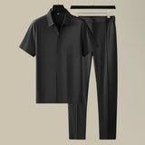 Men's Polo Shirt and Trousers Set