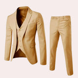 Men's Two-Piece Shawl Lapel Suit Set