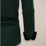 Men's Slim-Fit Collared Long Sleeve Shirt