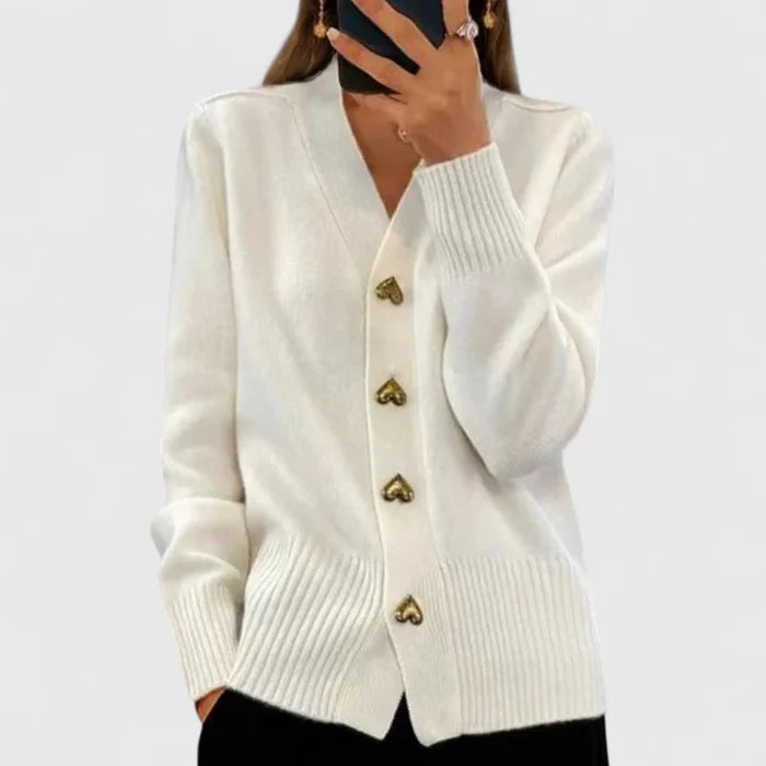 Ladies’ Knit V-Neck Cardigan