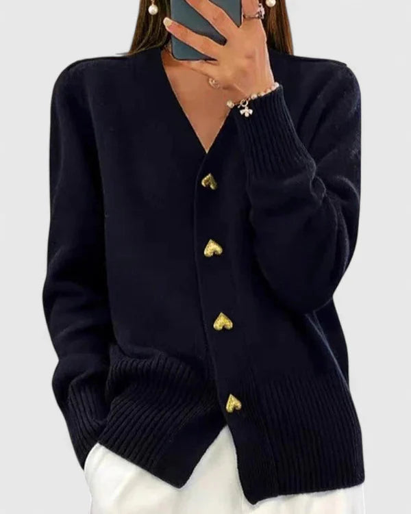 Ladies’ Knit V-Neck Cardigan