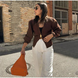 Ladies’ Button-Front Cardigan