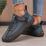 Men's Lace-Up Leather Casual Shoes