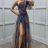 Ladies’ One-Shoulder Maxi Dress