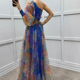 Ladies’ One-Shoulder Maxi Dress