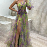 Ladies’ One-Shoulder Maxi Dress
