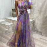 Ladies’ One-Shoulder Maxi Dress