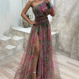 Ladies’ One-Shoulder Maxi Dress