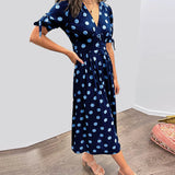Women’s Polka Dot Midi Dress