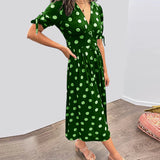 Women’s Polka Dot Midi Dress