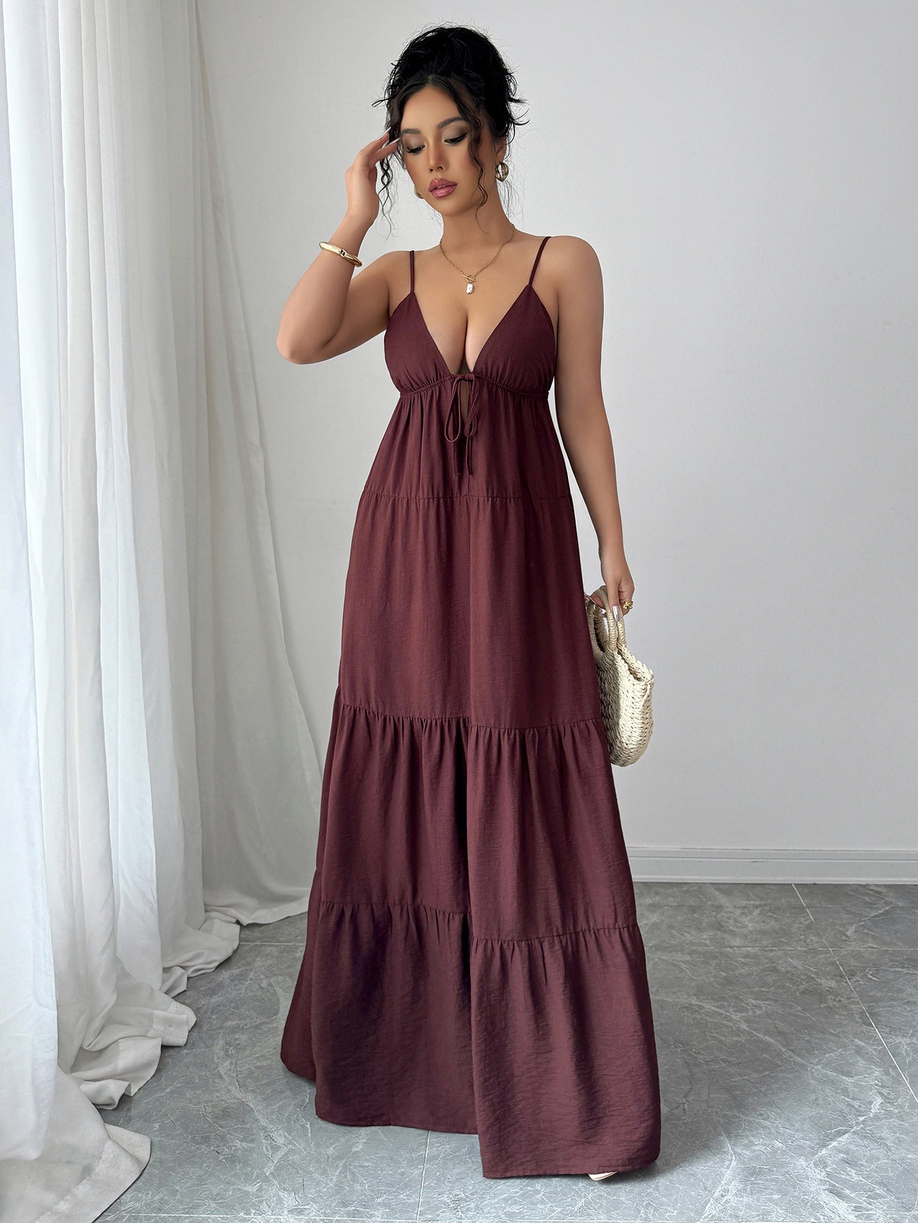 Women’s Strappy Maxi Dress