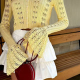 Ladies’ Lace Knit Cardigan