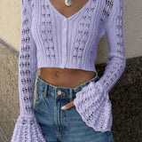 Ladies’ Lace Knit Cardigan